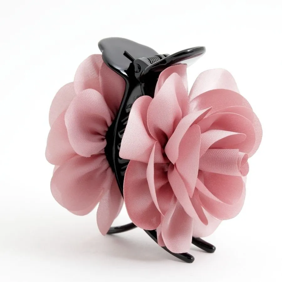 3 prong clip mini flower  decorated hair claw women hair accessory