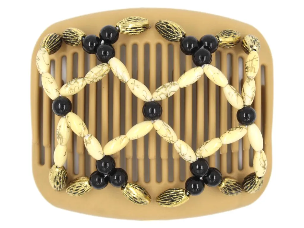 African Butterfly Hair Comb - Ndalena Blonde 85