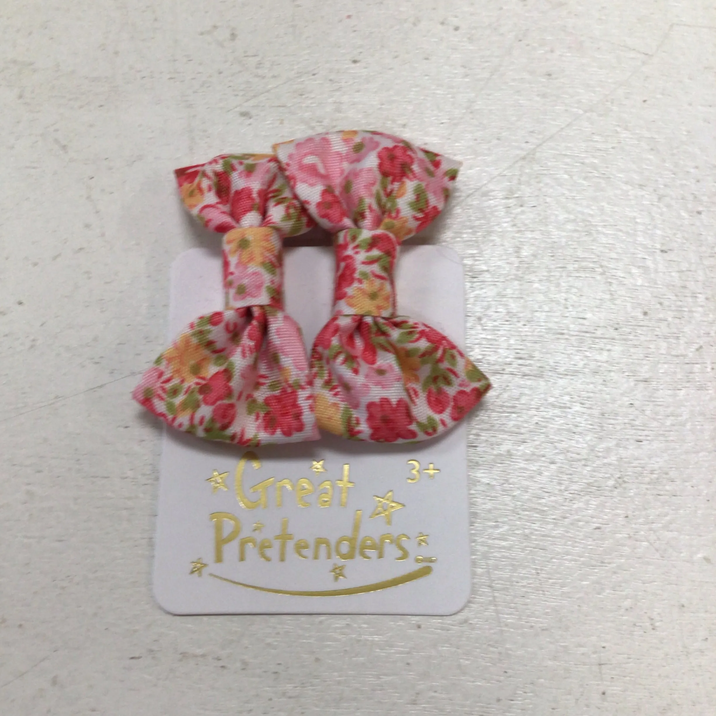 Boutique Mini Flower Bow Hair Clips