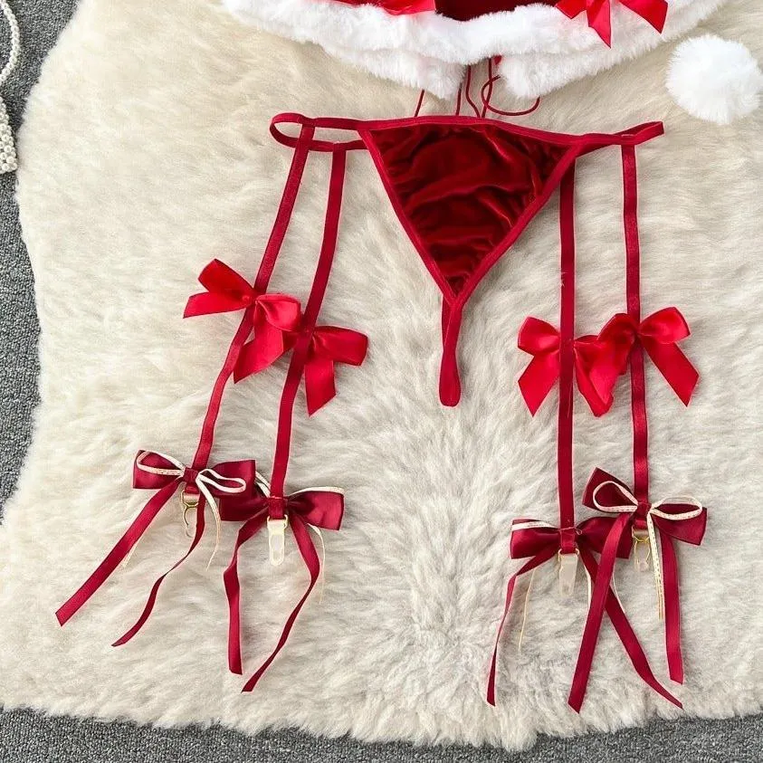 Crystal Velvet Lingerie Set