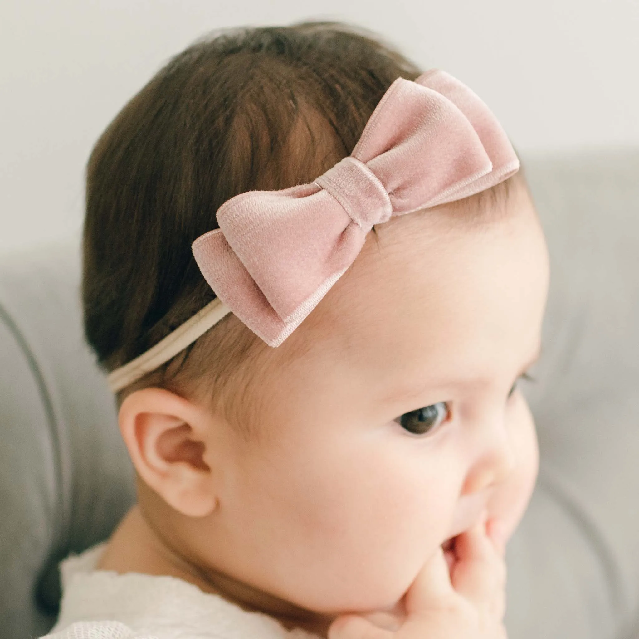 Emily Velvet Bow Headband