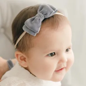 Emily Velvet Bow Headband