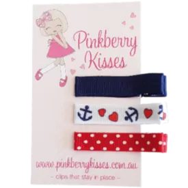 Everyday Non Slip Hair Clips - Ahoy There Sailor