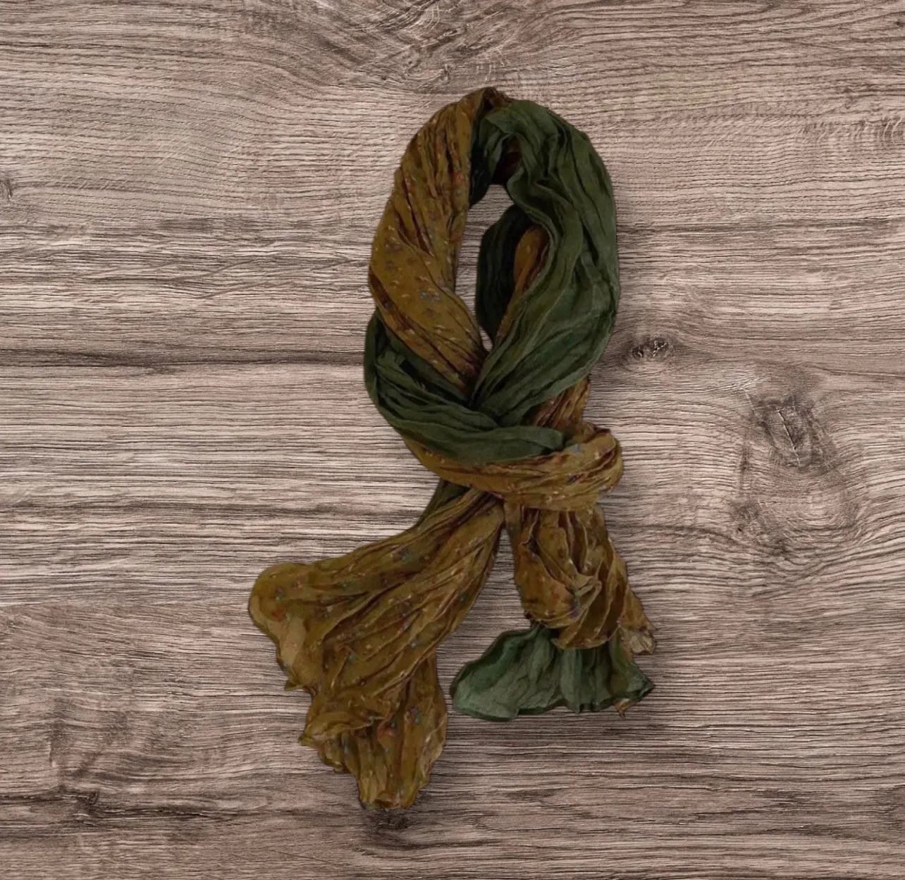 Floral Ruched Scarves