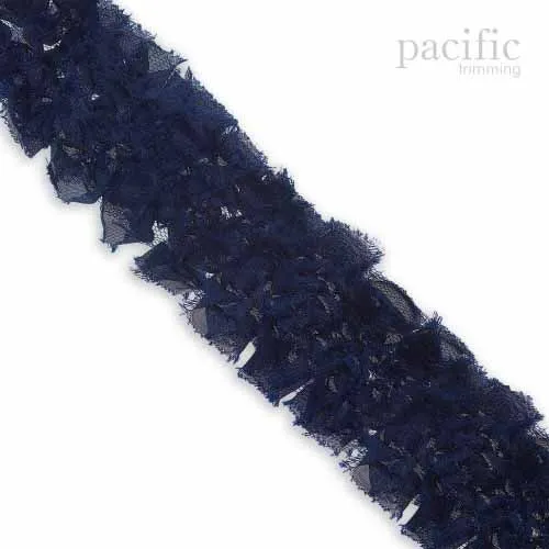 Frayed Chiffon Grass Trim : 330065TR (Multiple Colors/ 2 Sizes)