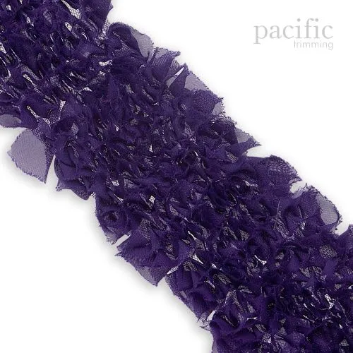 Frayed Chiffon Grass Trim : 330065TR (Multiple Colors/ 2 Sizes)