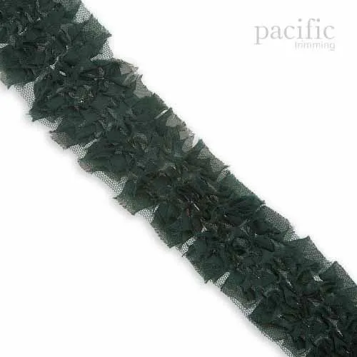 Frayed Chiffon Grass Trim : 330065TR (Multiple Colors/ 2 Sizes)