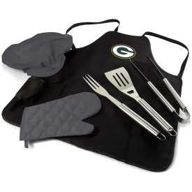 Green Bay Packers - BBQ Apron Tote Pro Grill Set