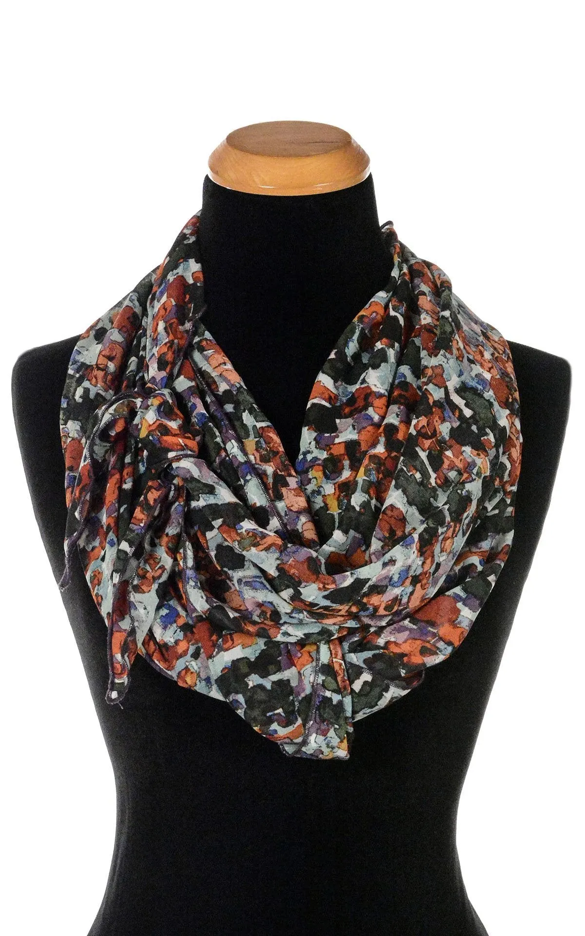 Handkerchief Scarf - Purple Impression, Solid