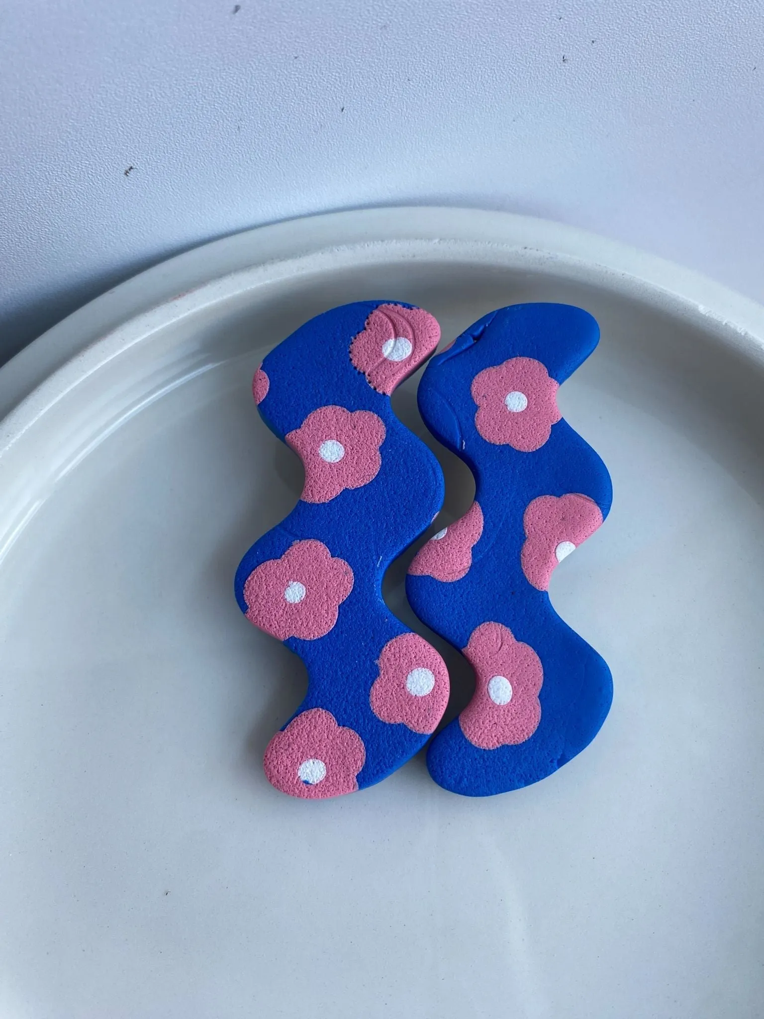 Handmade Polymer Clay Hair Clips