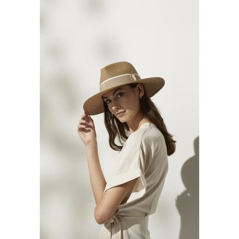 Hicks & Brown Hemley Wide Brimmed Summer Fedora - Natural