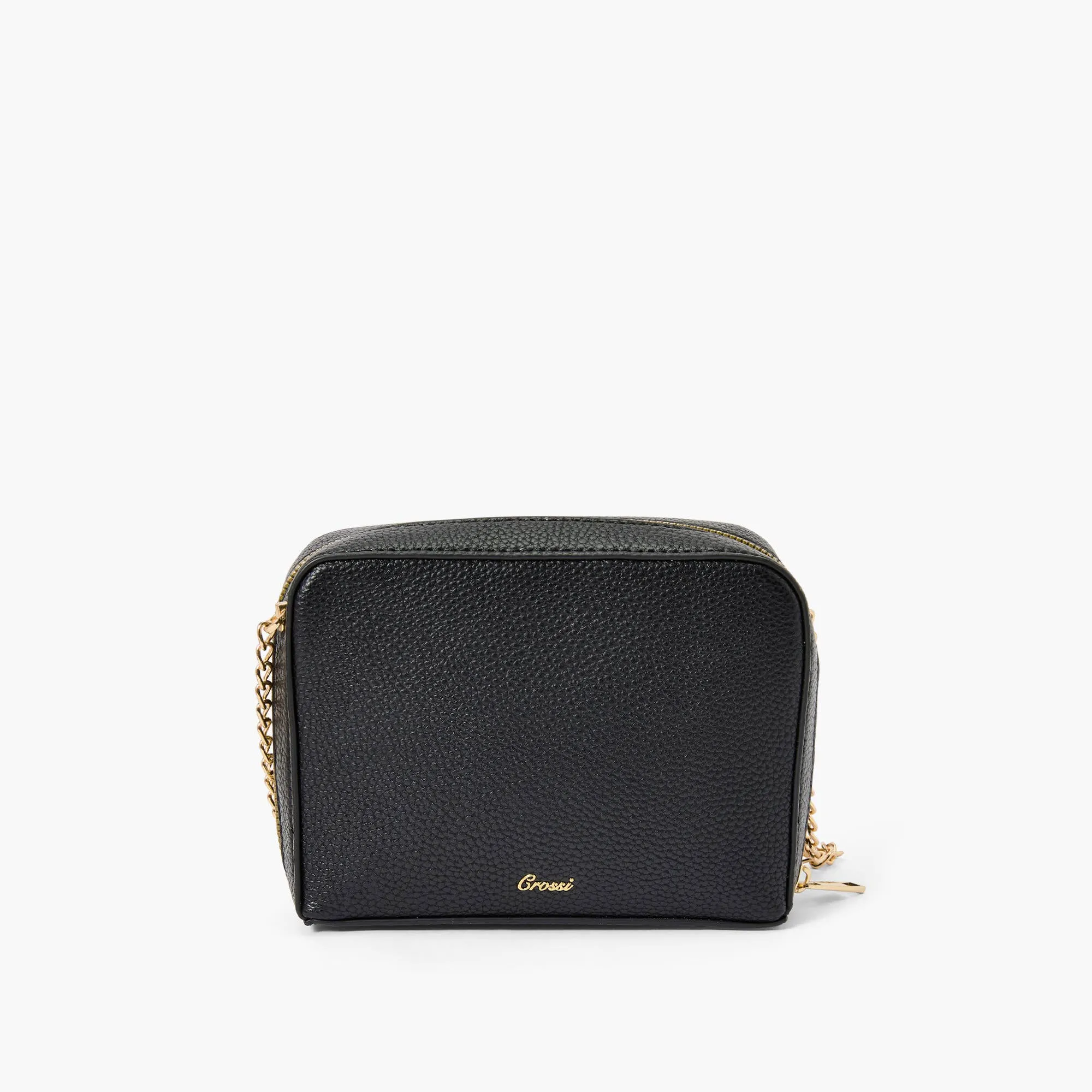 Instant Shipping! Boxy Bow Crossbody: Black