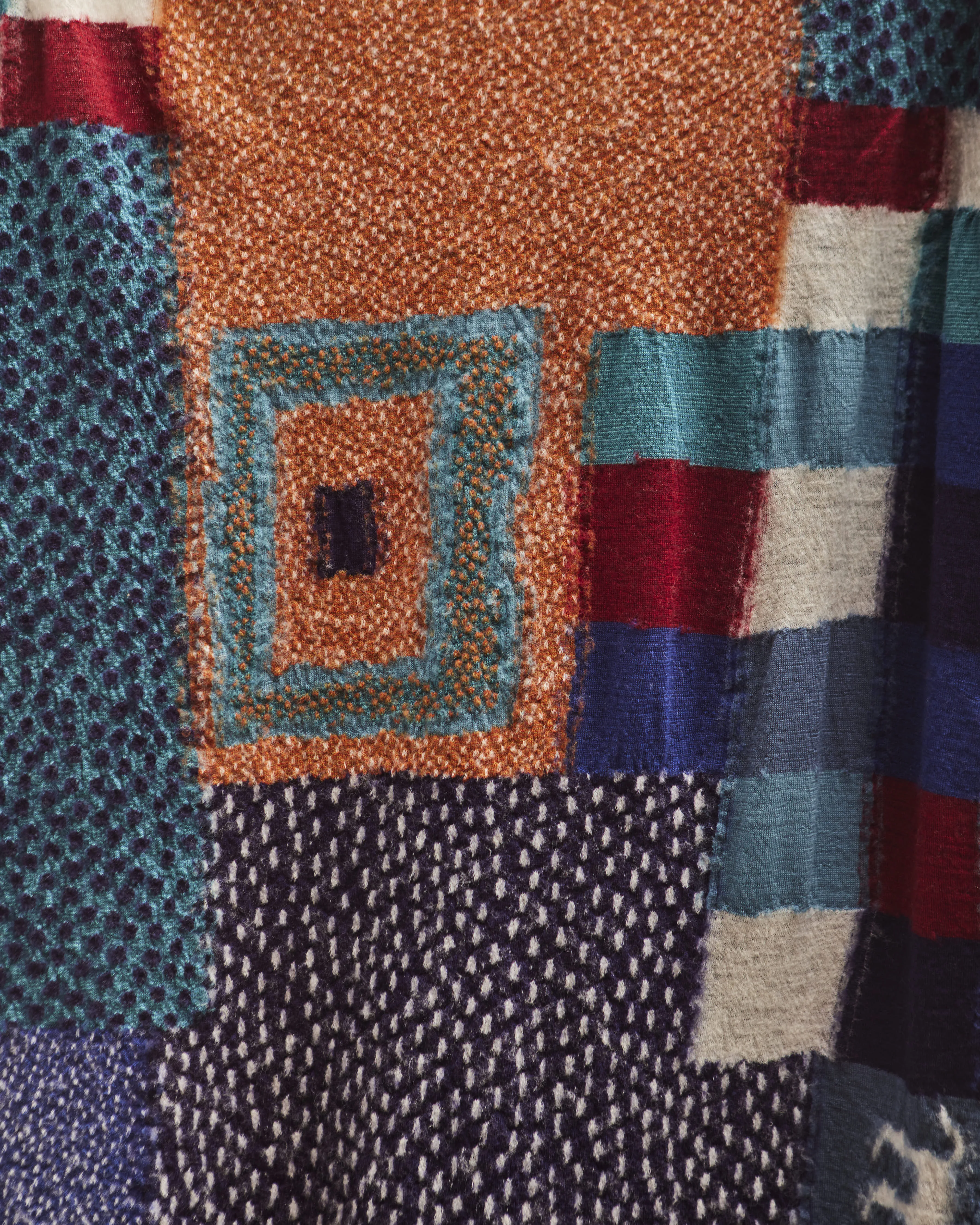 Kapital Fulling Wool Scarf VILLAGE GABBEH, Turquoise