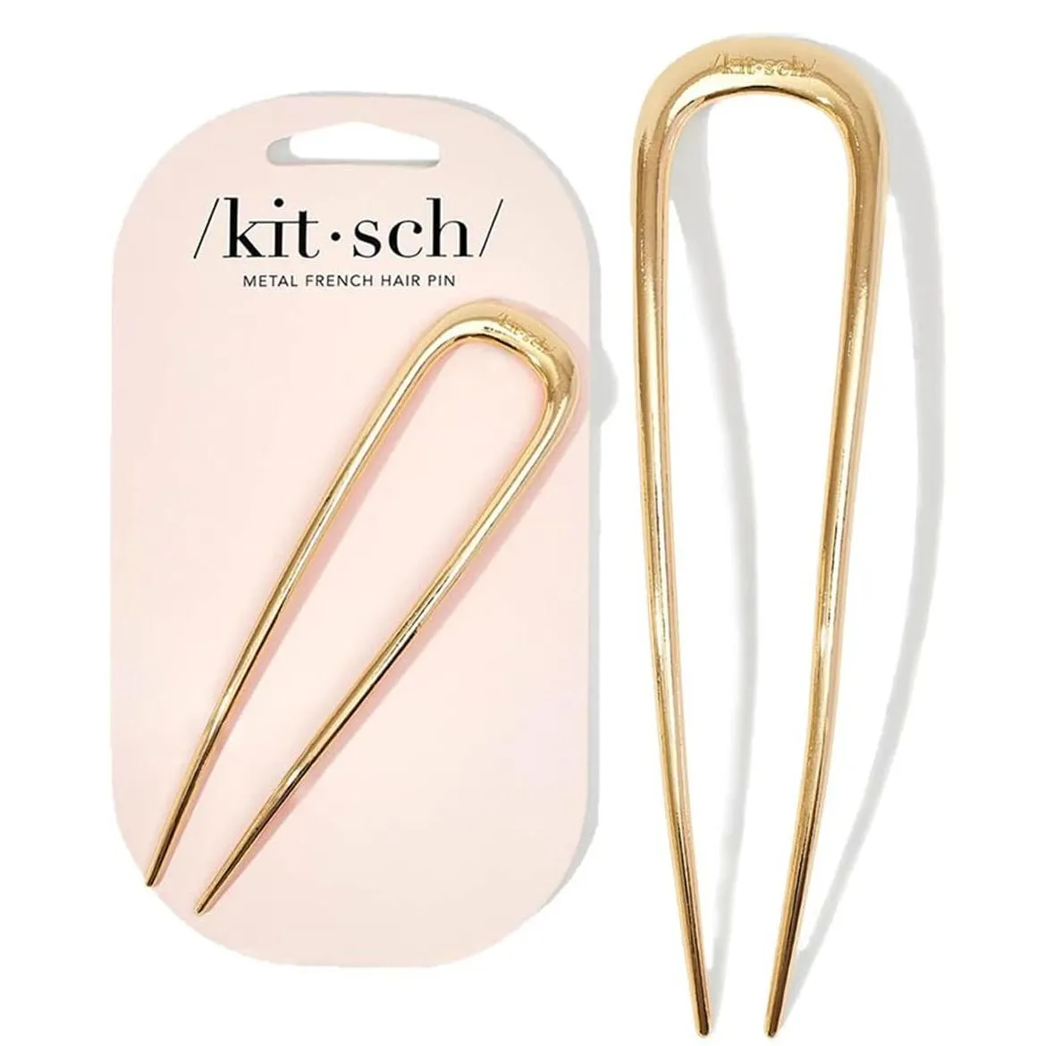 kitsch French Hair Pin - Gold