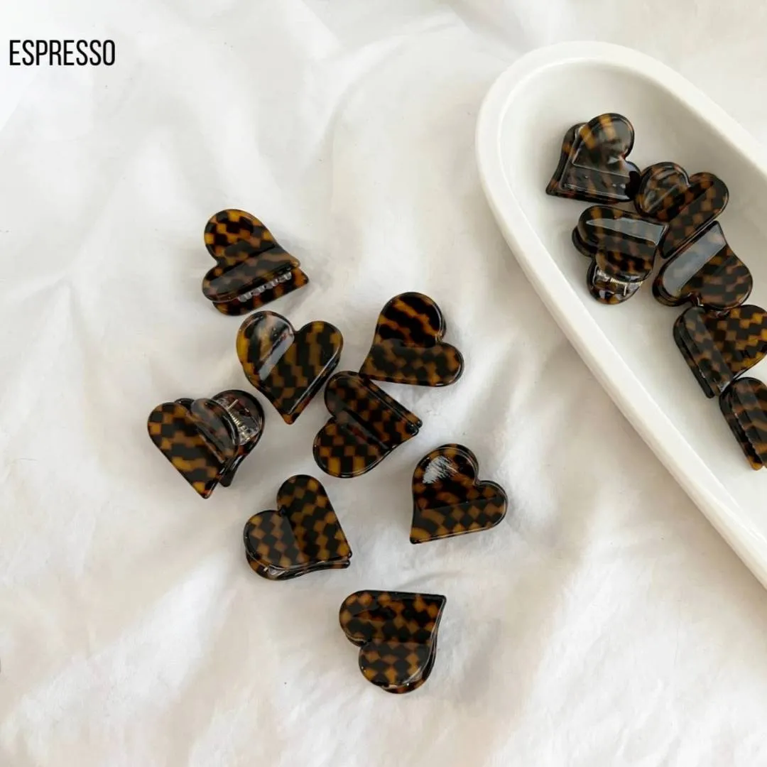 LoveLina | Heart Shape Acetate Hair Clip - DOLCE