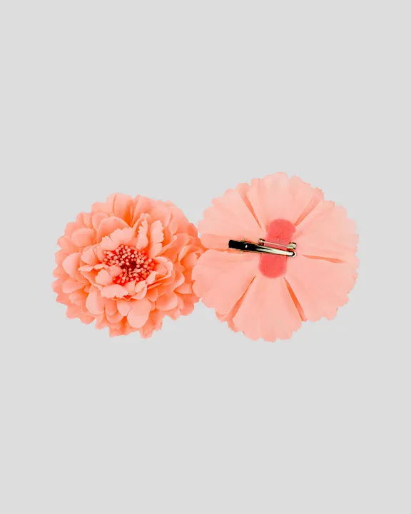 MARIA CLIPS (fluoro-peach)