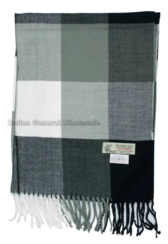 Men Winter Cashmere Feel Scarf Wholesale