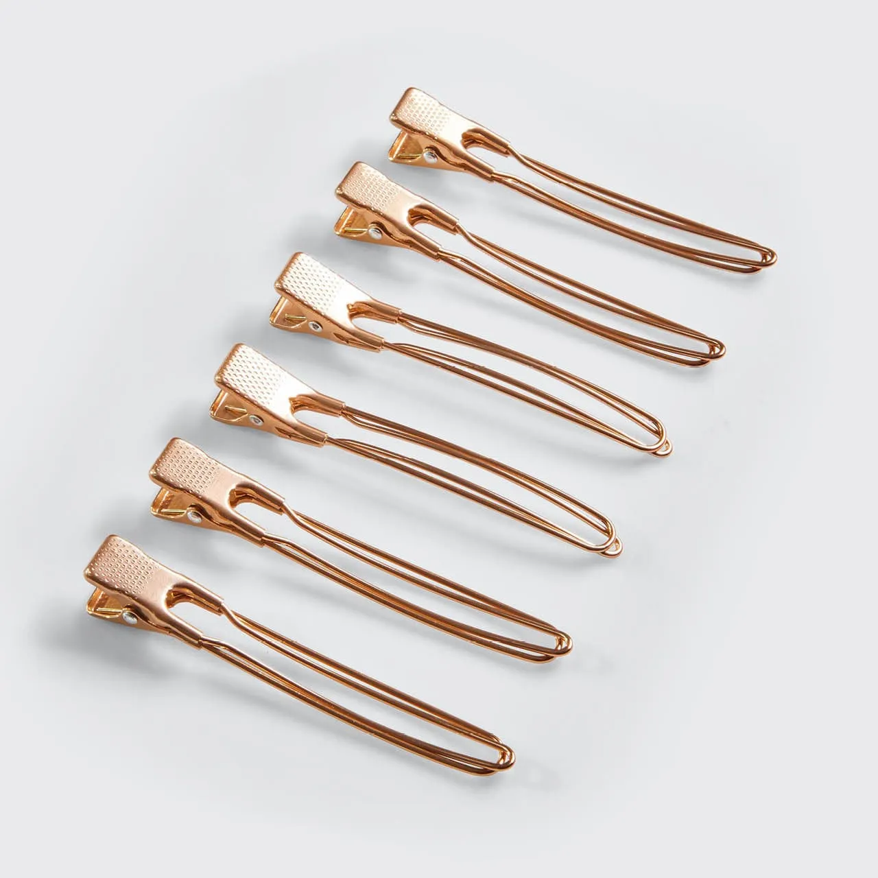 Metal Blow Dry Clips 6pc (Gold)