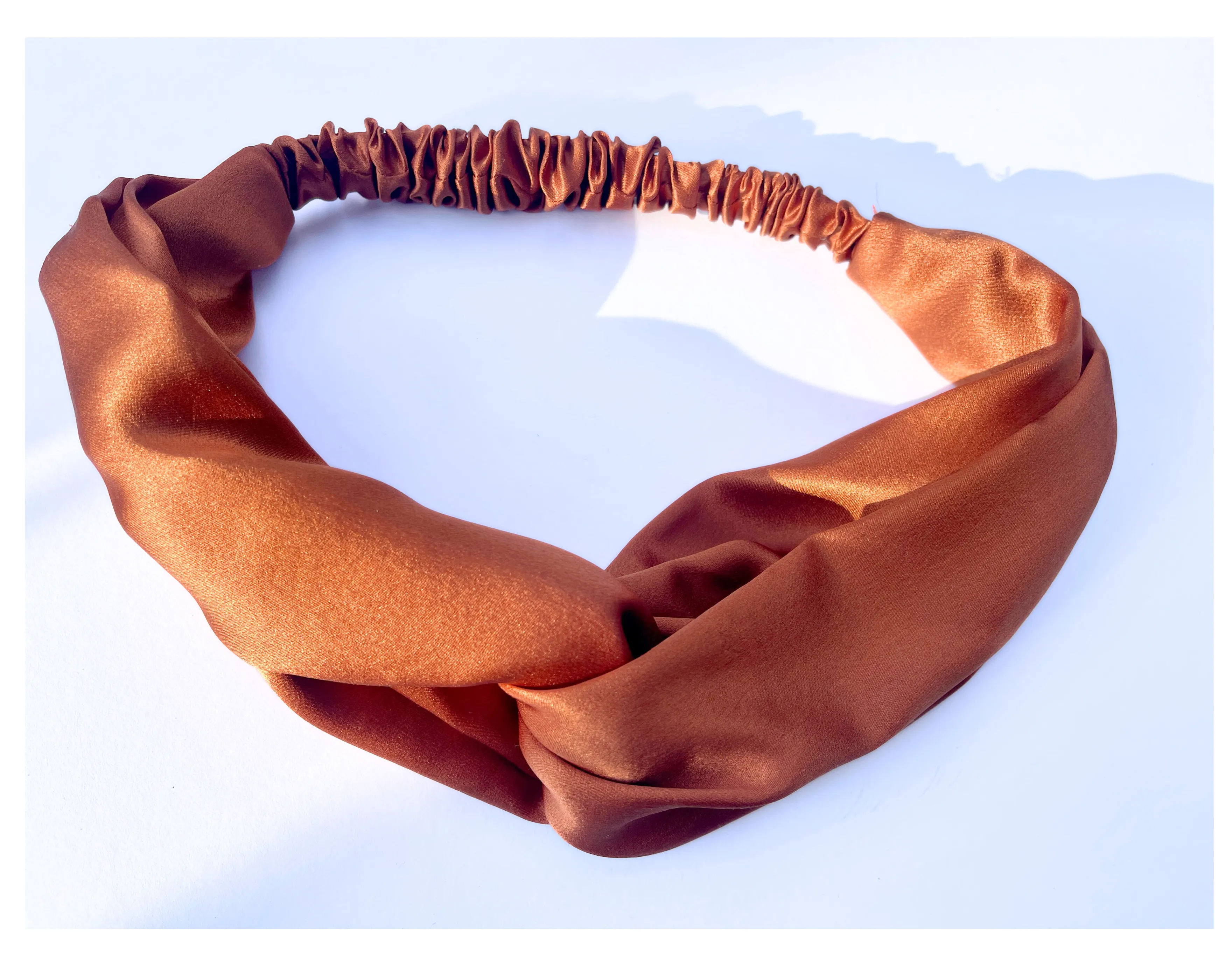 Mulberry silk twist knot headband