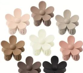 Natural Flower Claw Clips