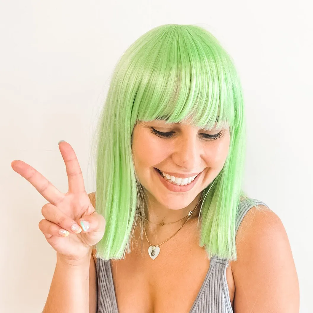 Neon Pastel Bachelorette Party Wigs