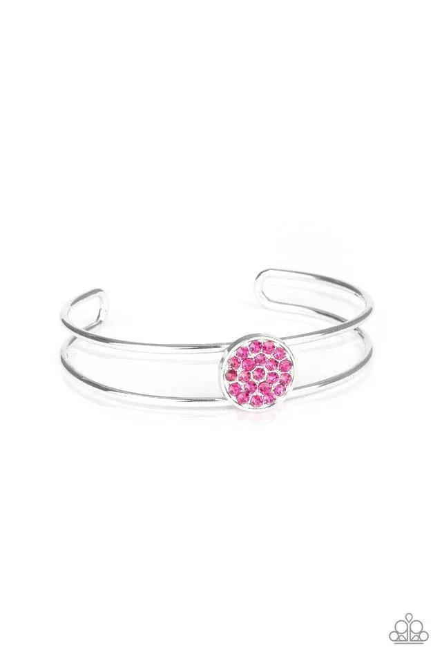 Paparazzi Bracelet ~ Dial Up The Dazzle - Pink