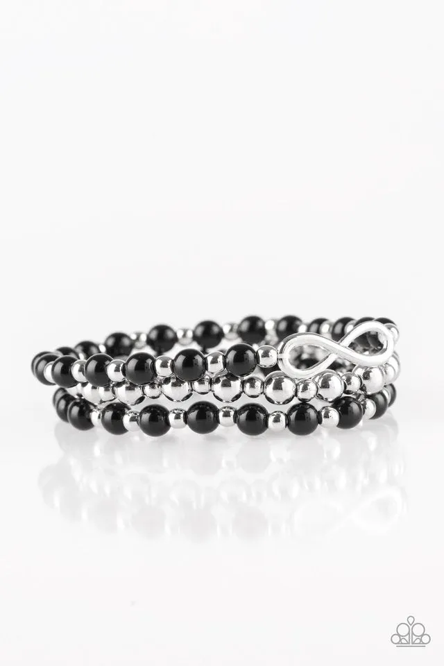 Paparazzi Bracelet ~ Immeasurably Infinite - Black