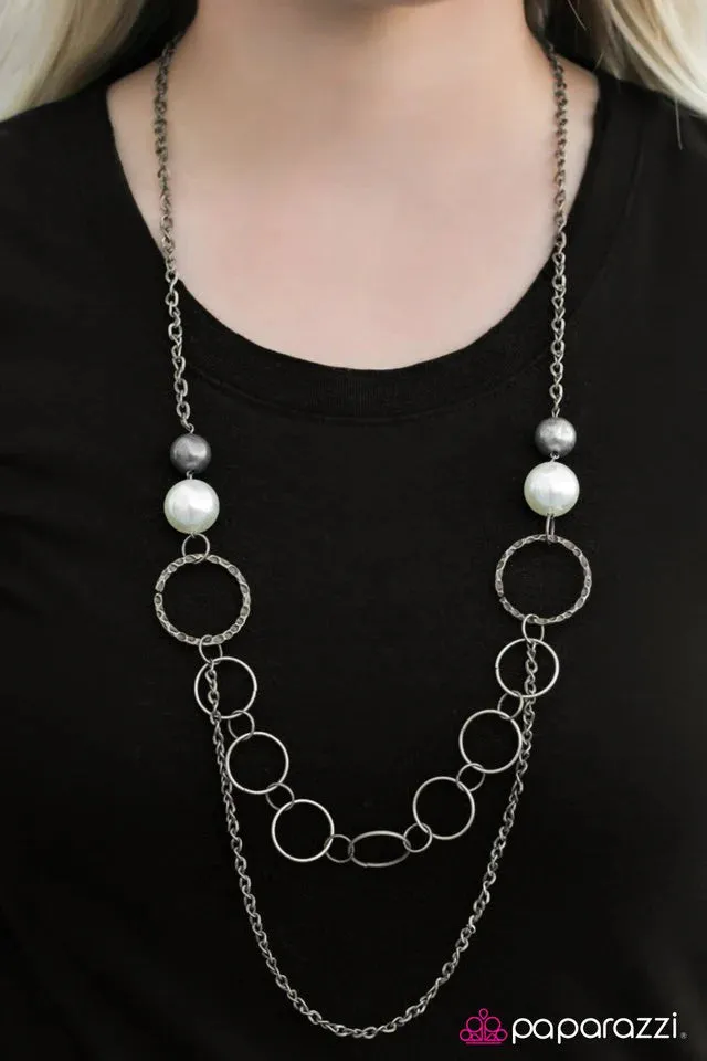 Paparazzi Necklace ~ Bibbidi-Bobbidi-Boo - White