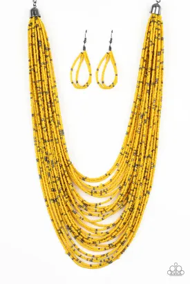 Paparazzi Necklace ~ Rio Rainforest - Yellow