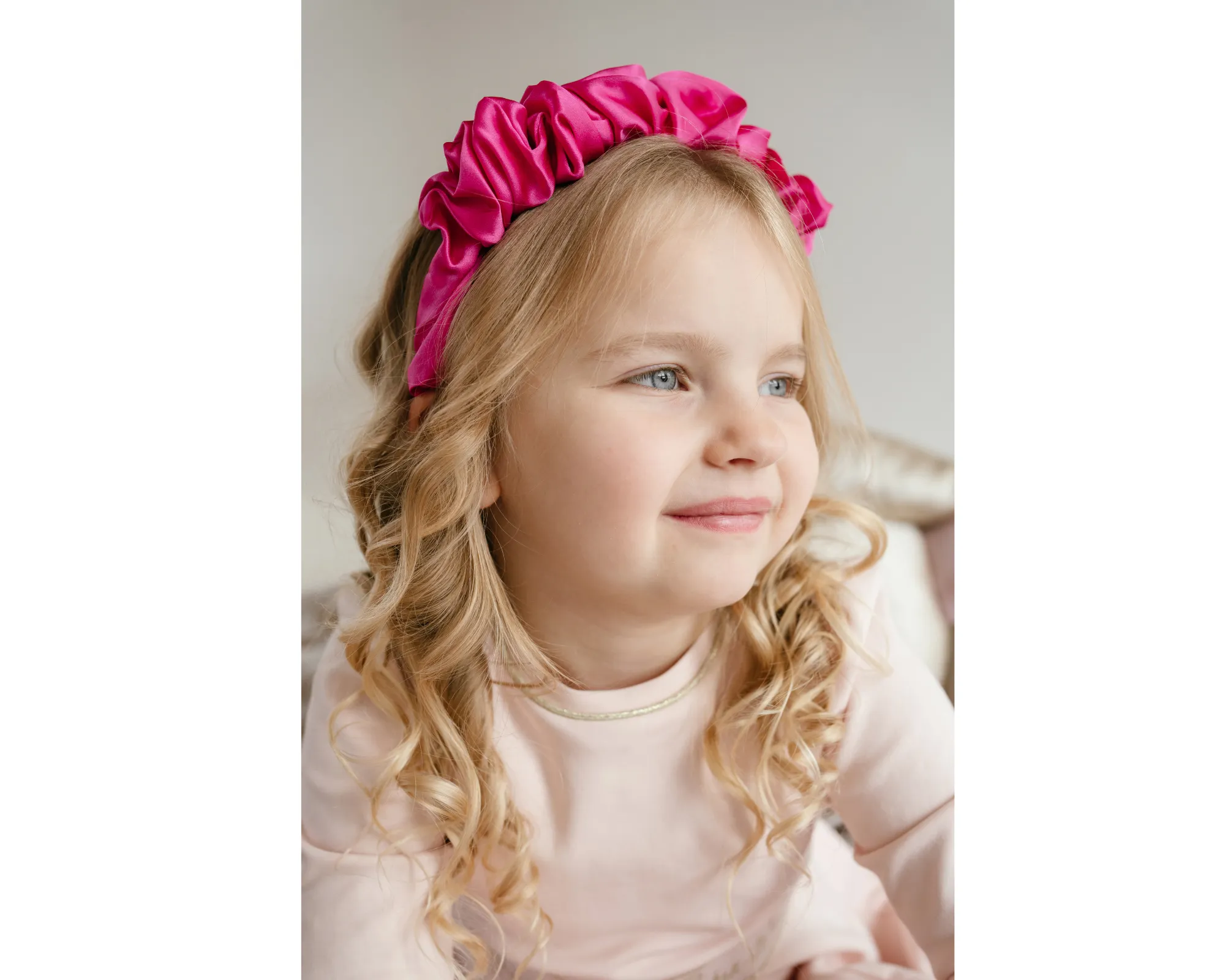 Pure silk Scrunchy crown headband/ Dabigā Zīda matu stipiņa  ar krokojumu