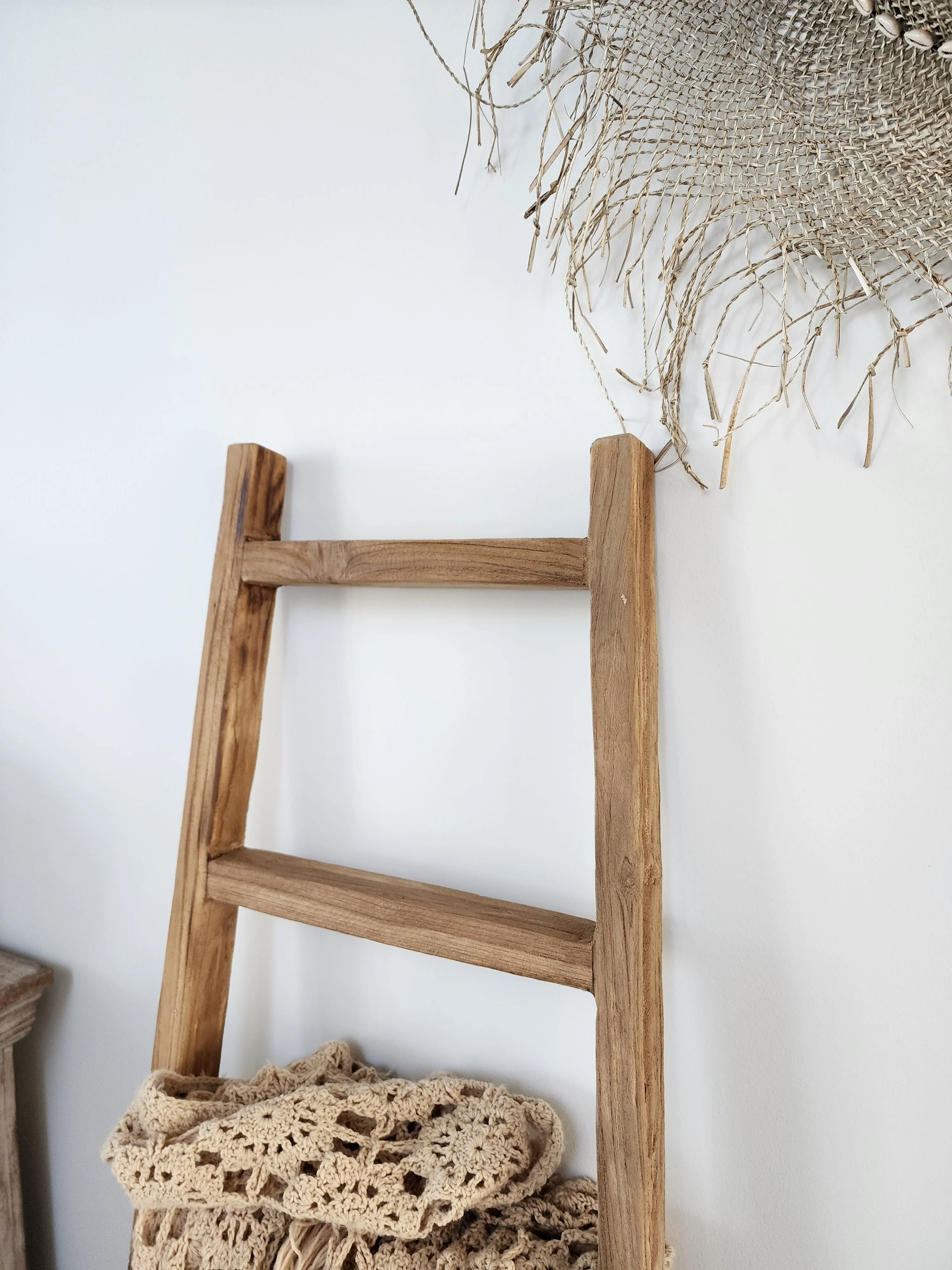 RECLAIMED TEAK LADDER