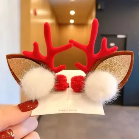 Reindeer Hair Clips