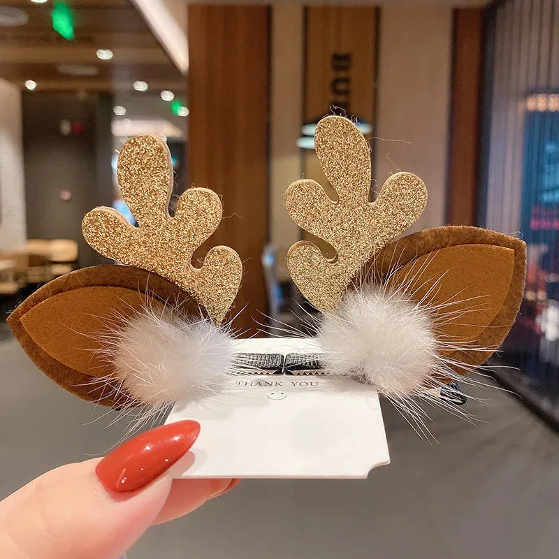 Reindeer Hair Clips