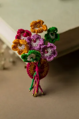 Samoolam Handmade Garden Brooch Multicolored