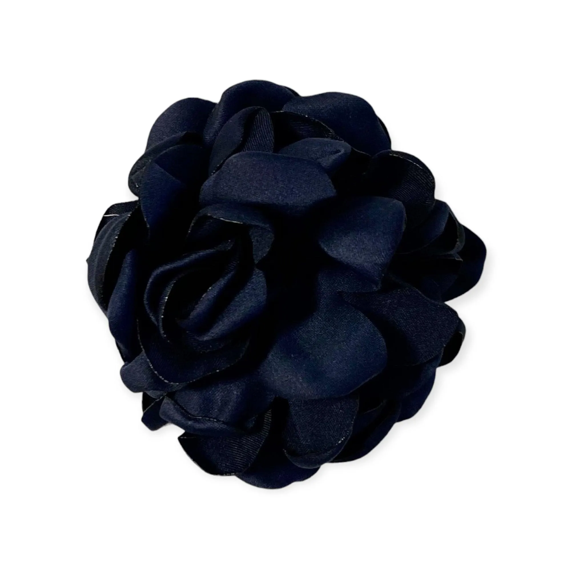 Satin Floral Lapel Pins, Brooches, Hair Accessories