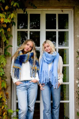 The Blue's Blanket Scarves