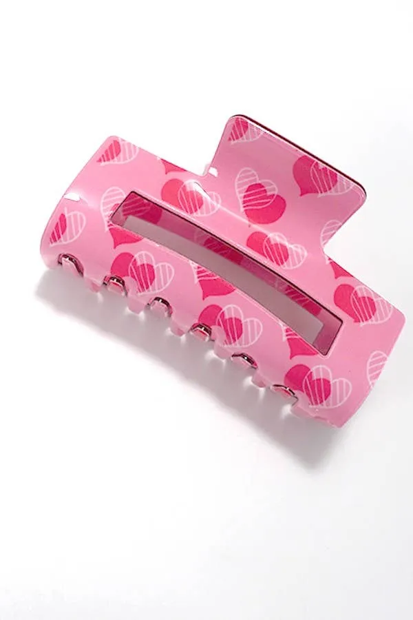 Valentine Hair Claw Clip