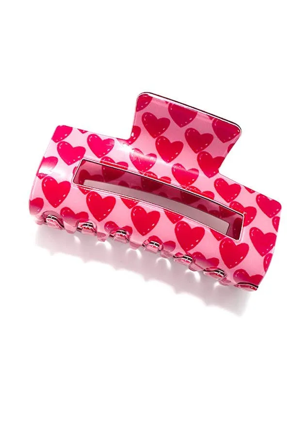 Valentine Hair Claw Clip