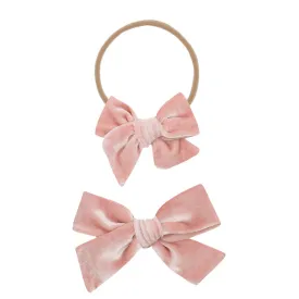 Velvet Ballet Bow Headband/Lou Lou