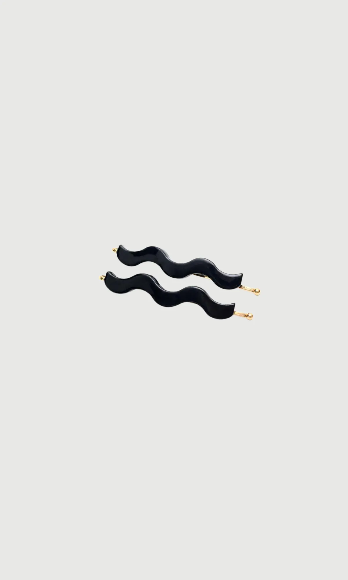 Waves Hair Clip | Black