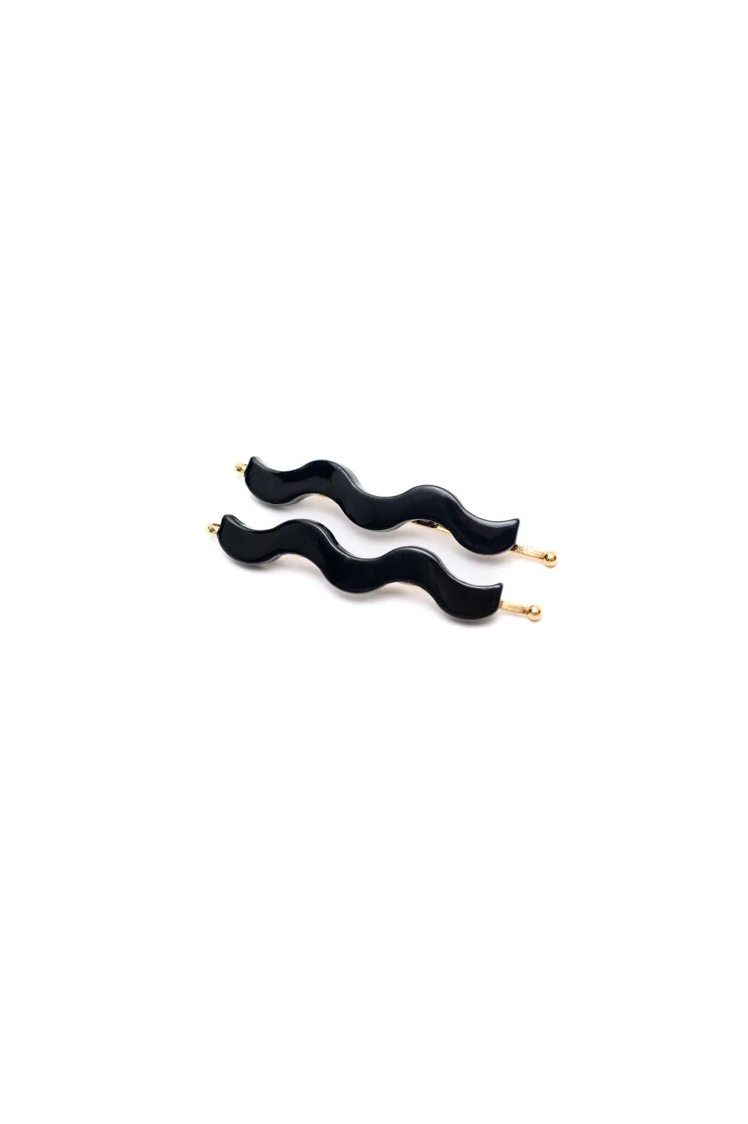 Waves Hair Clip | Black