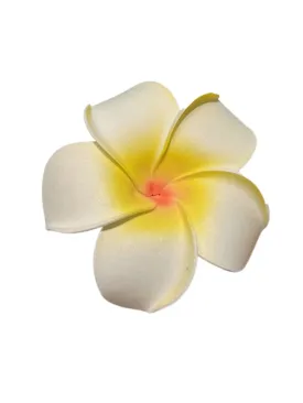 Women Plumeria Flower Hair Clips