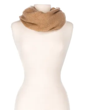 Women's Super-Soft Posh Infinity Scarf - Camel